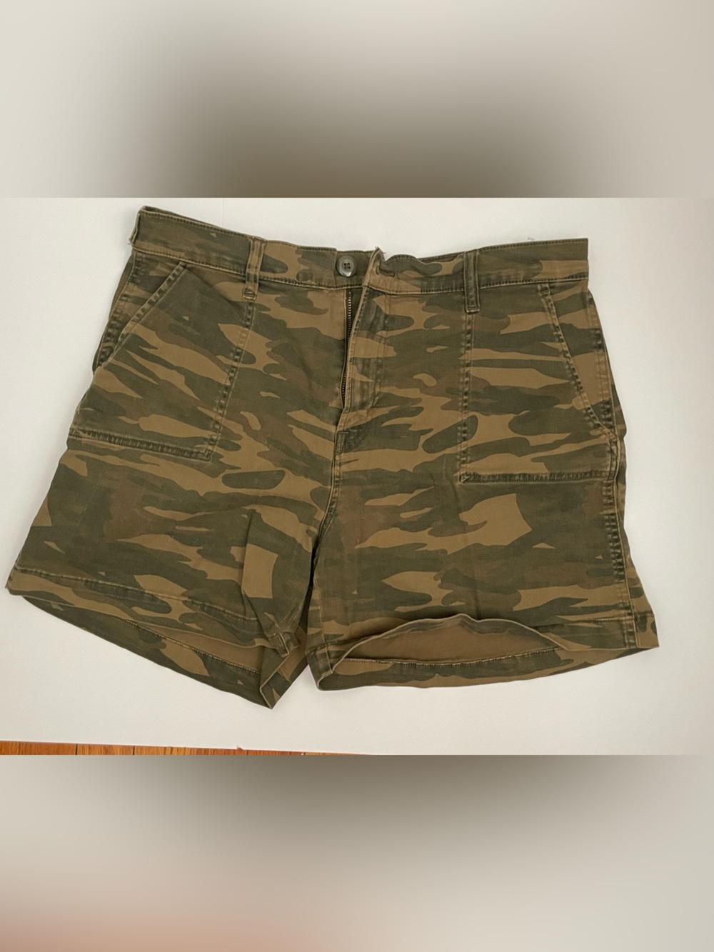 Lucky Brand Women’s Camouflage Cotton Denim Shorts